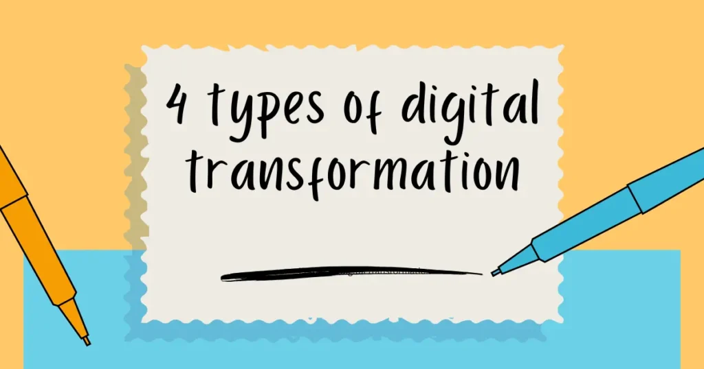 4 types of digital transformation